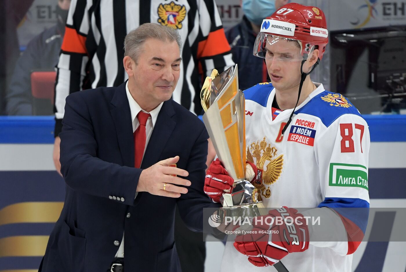 Хоккей. Кубок Первого канала. Матч Россия - Финляндия