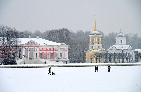 Зима в Кусково