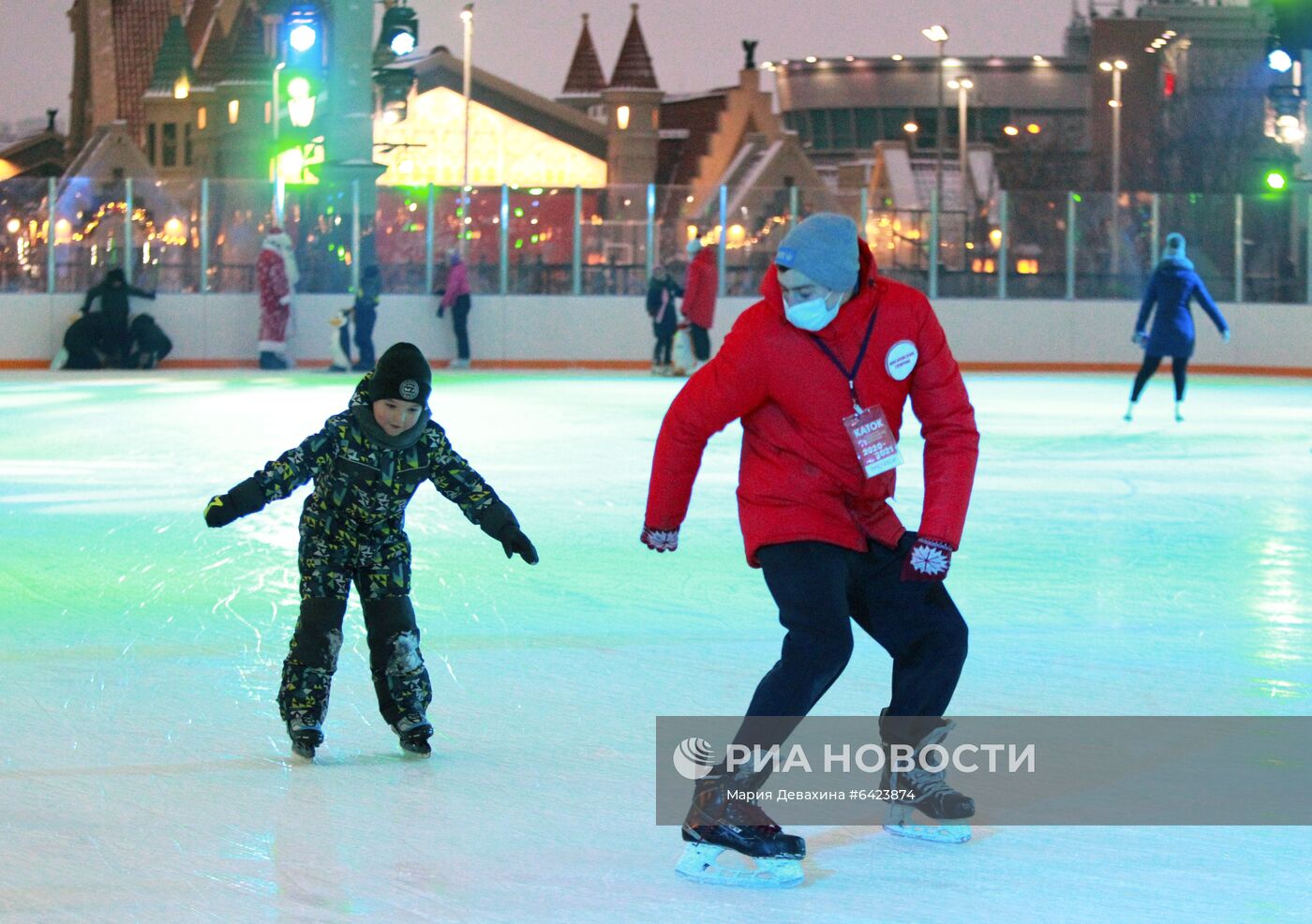 Зимний отдых москвичей 