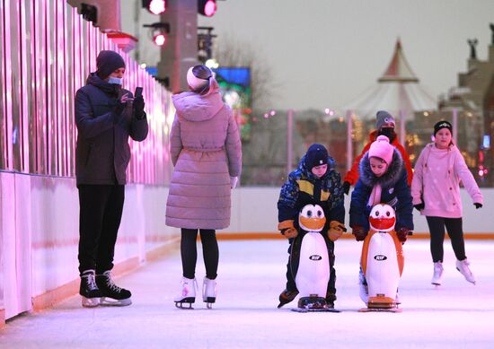 Зимний отдых москвичей 