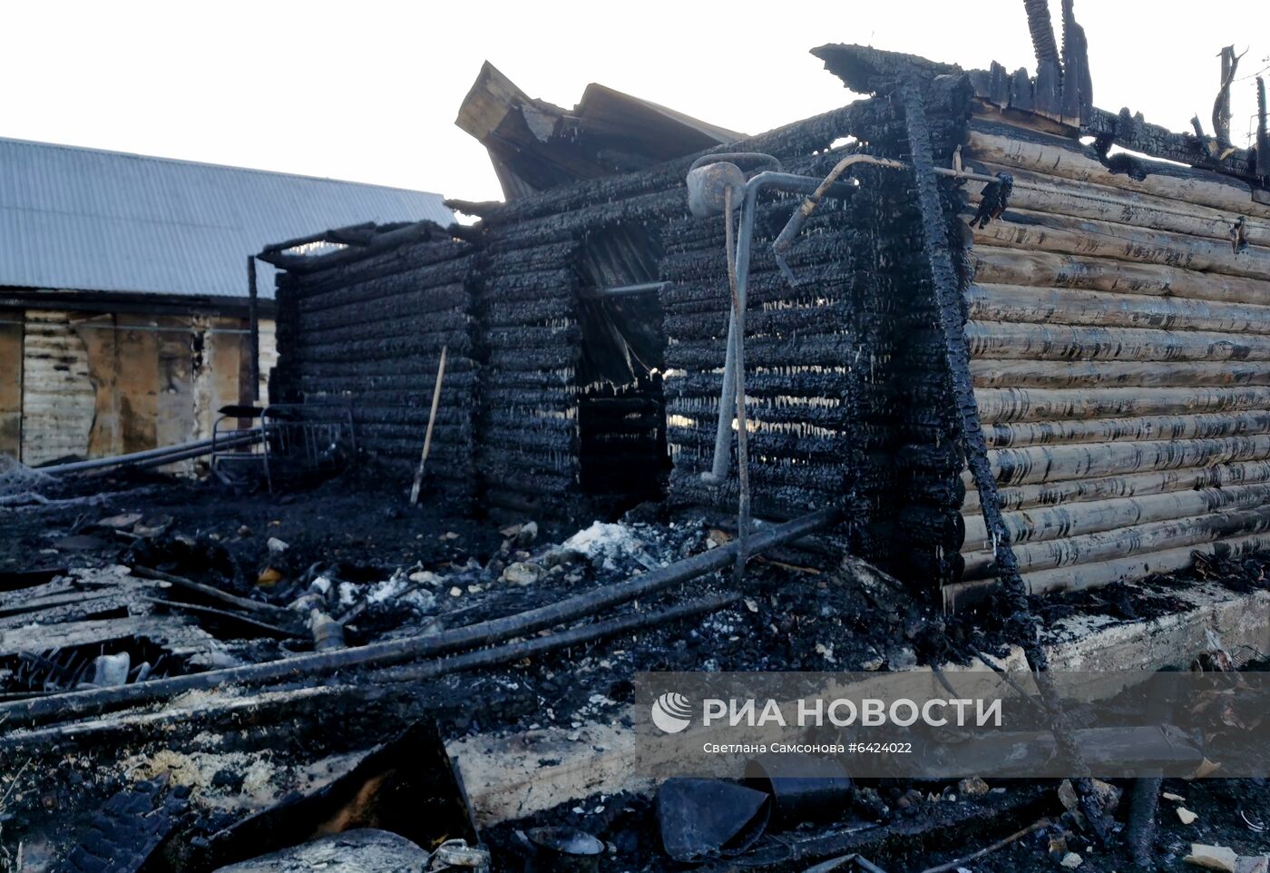 Пожар в доме престарелых в Башкирии
