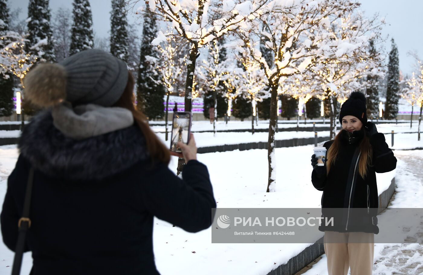 Снегопад в Краснодарском крае