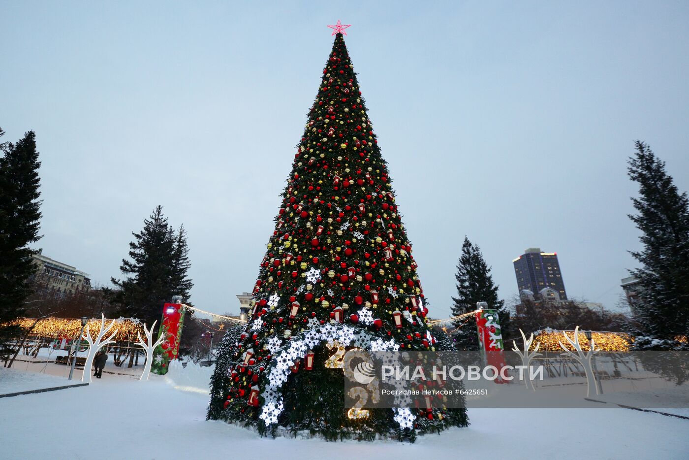 Предновогодний Новосибирск