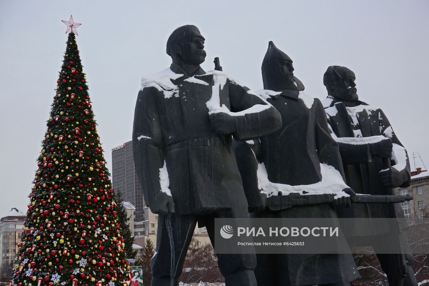 Предновогодний Новосибирск