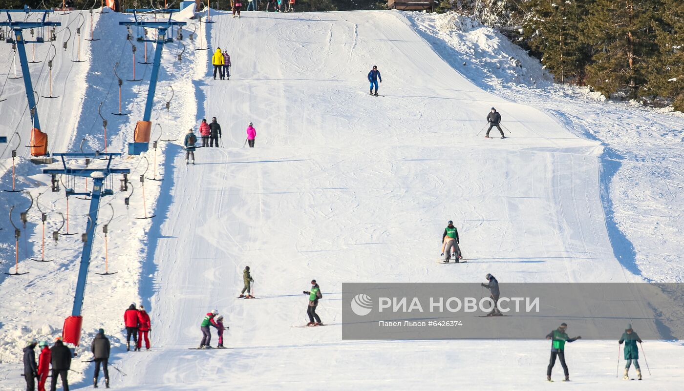 Горнолыжный курорт "Хвалынский" в Саратовской области