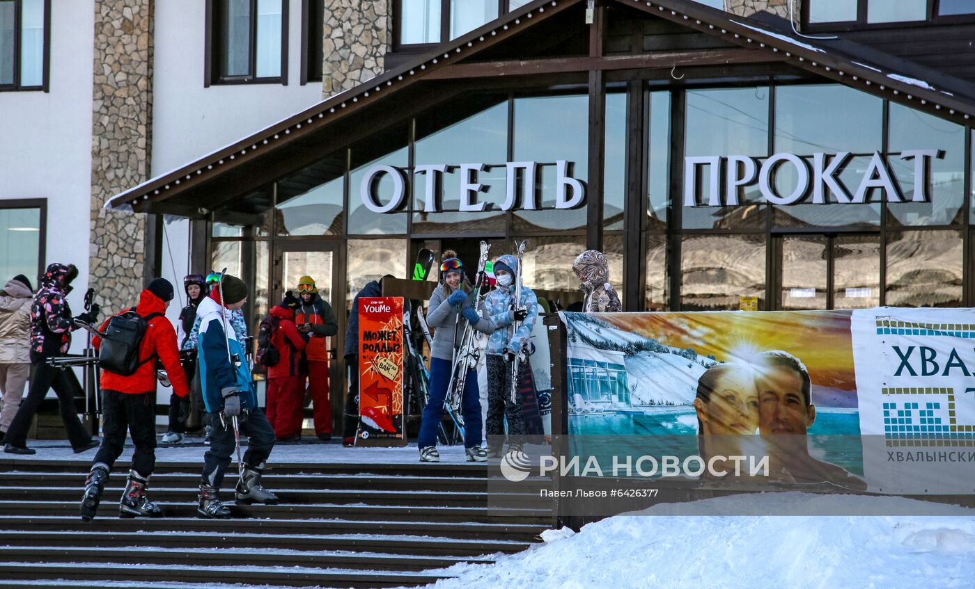 Горнолыжный курорт "Хвалынский" в Саратовской области