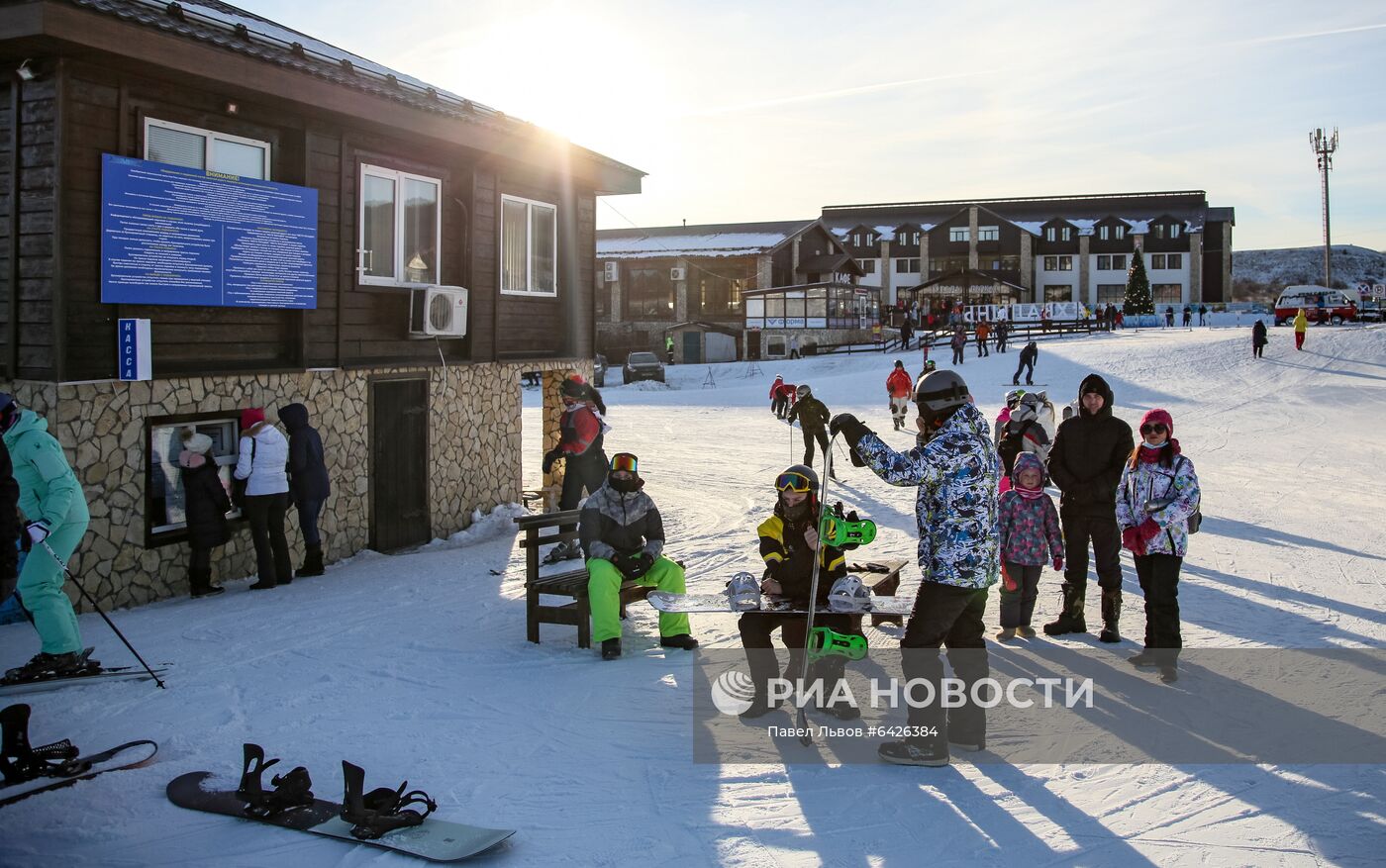 Горнолыжный курорт "Хвалынский" в Саратовской области