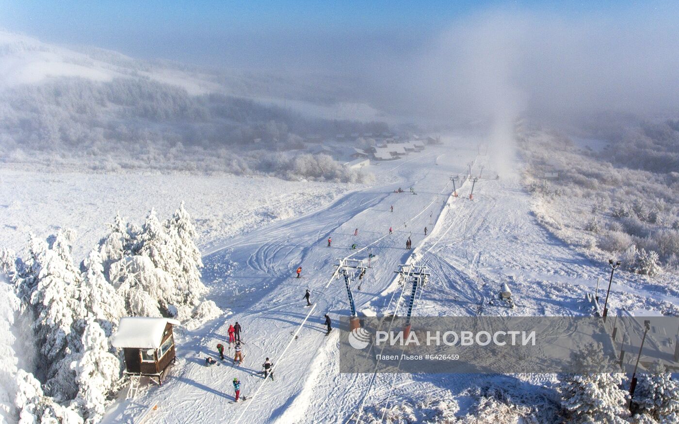 Горнолыжный курорт "Хвалынский" в Саратовской области