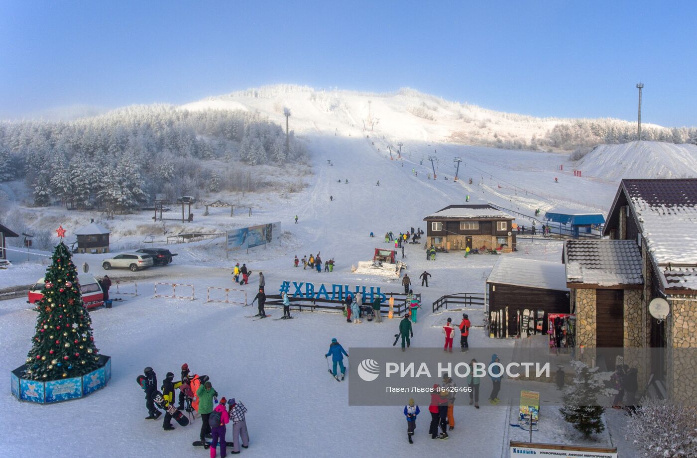 Горнолыжный курорт "Хвалынский" в Саратовской области