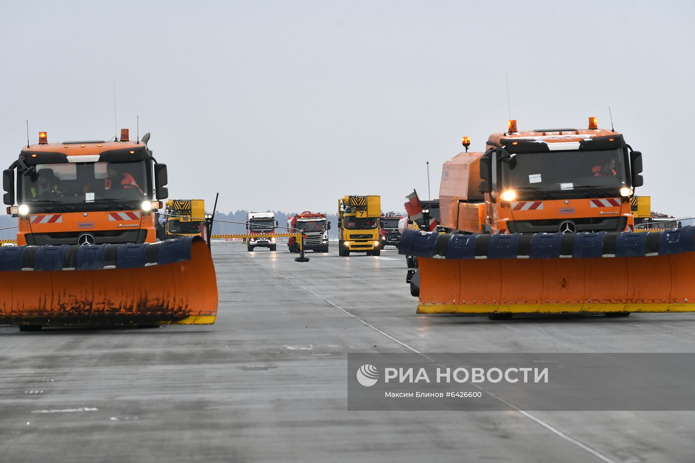 Открытие после реконструкции ВПП-1 в аэропорту Шереметьево 