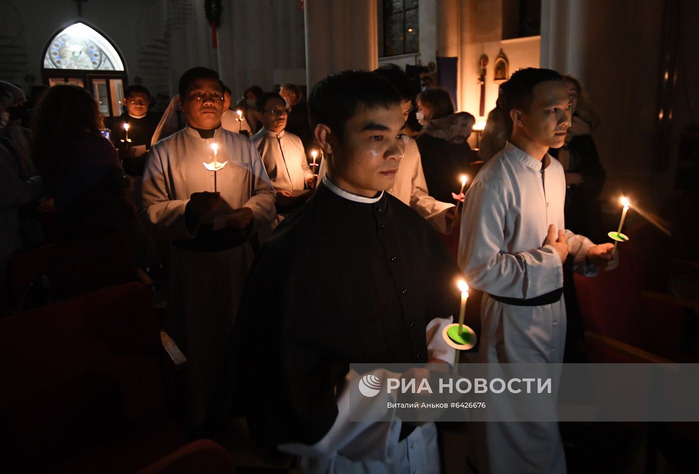 Празднование католического Рождества в России