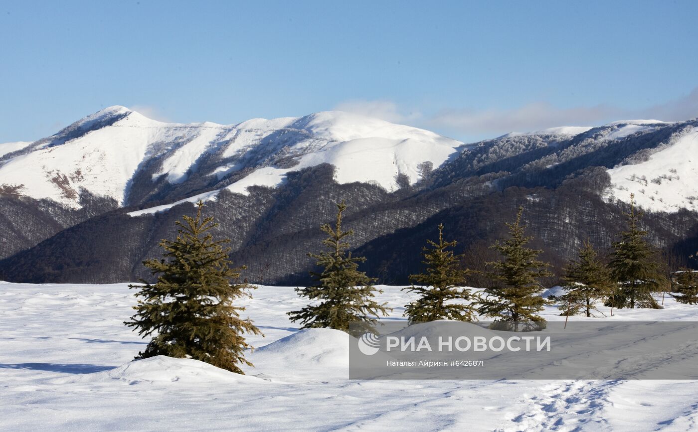 Зима в Южной Осетии