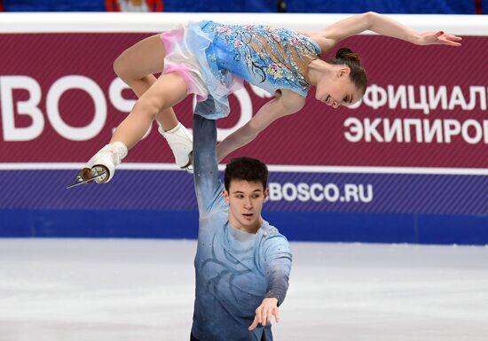 Фигурное катание. Чемпионат России. Пары. Короткая программа