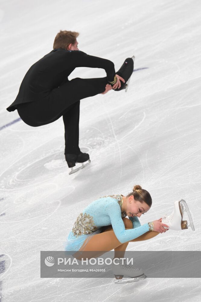 Фигурное катание. Чемпионат России. Пары. Короткая программа