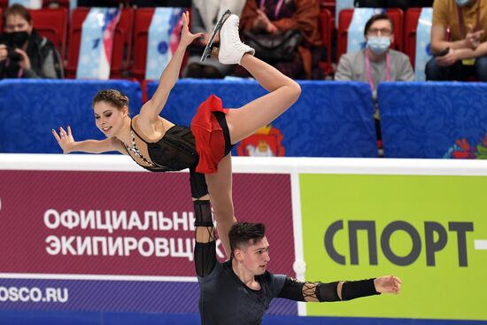 Фигурное катание. Чемпионат России. Пары. Короткая программа