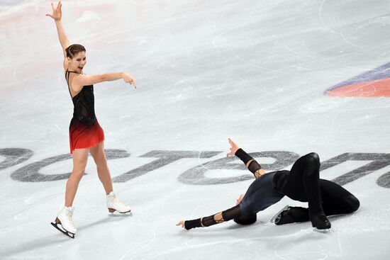 Фигурное катание. Чемпионат России. Пары. Короткая программа