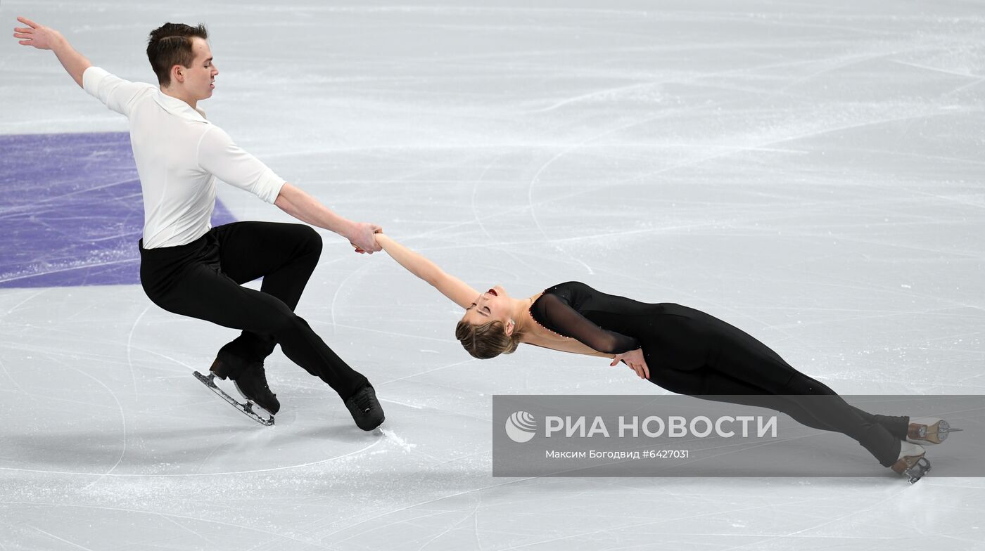 Фигурное катание. Чемпионат России. Пары. Короткая программа