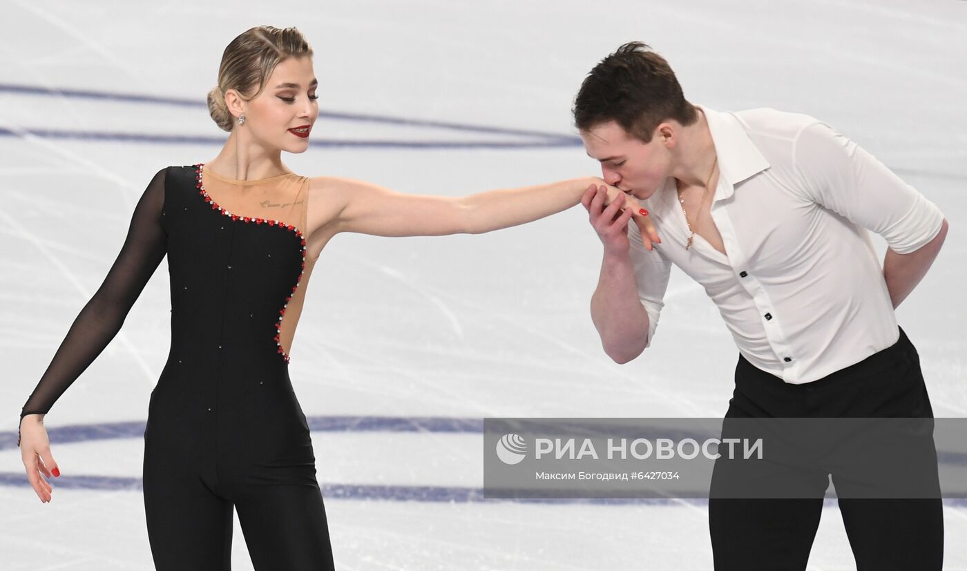 Фигурное катание. Чемпионат России. Пары. Короткая программа