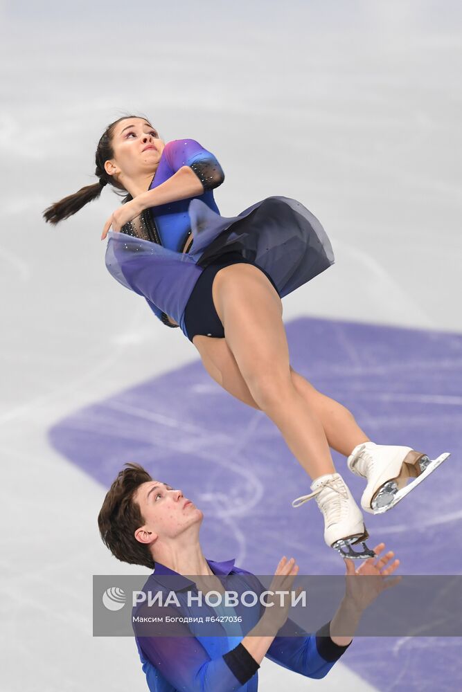 Фигурное катание. Чемпионат России. Пары. Короткая программа