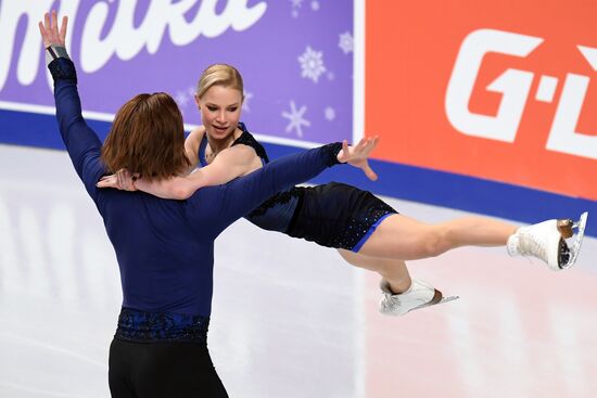 Фигурное катание. Чемпионат России. Пары. Короткая программа