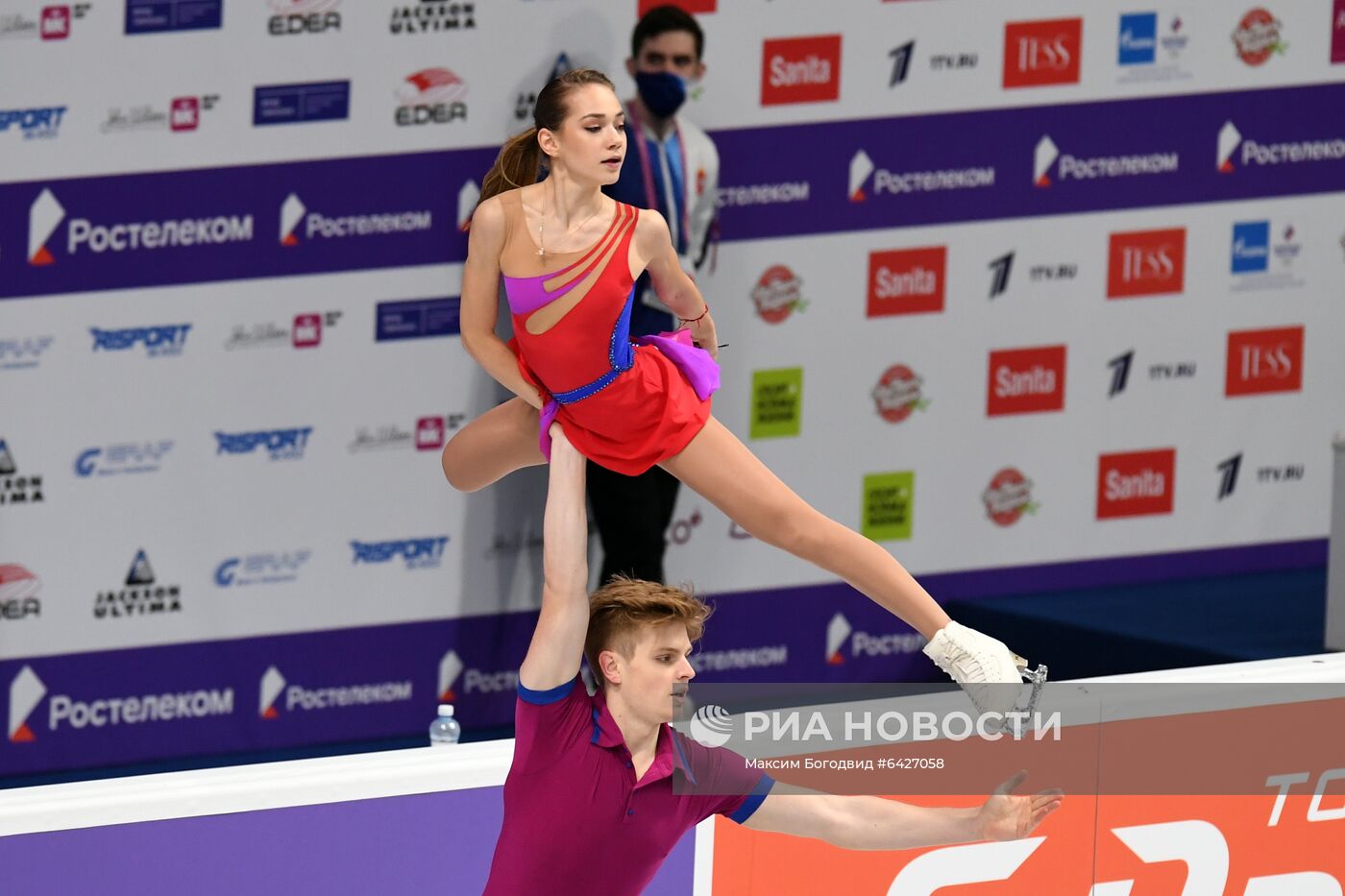 Фигурное катание. Чемпионат России. Пары. Короткая программа