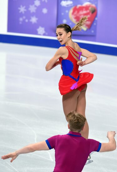 Фигурное катание. Чемпионат России. Пары. Короткая программа