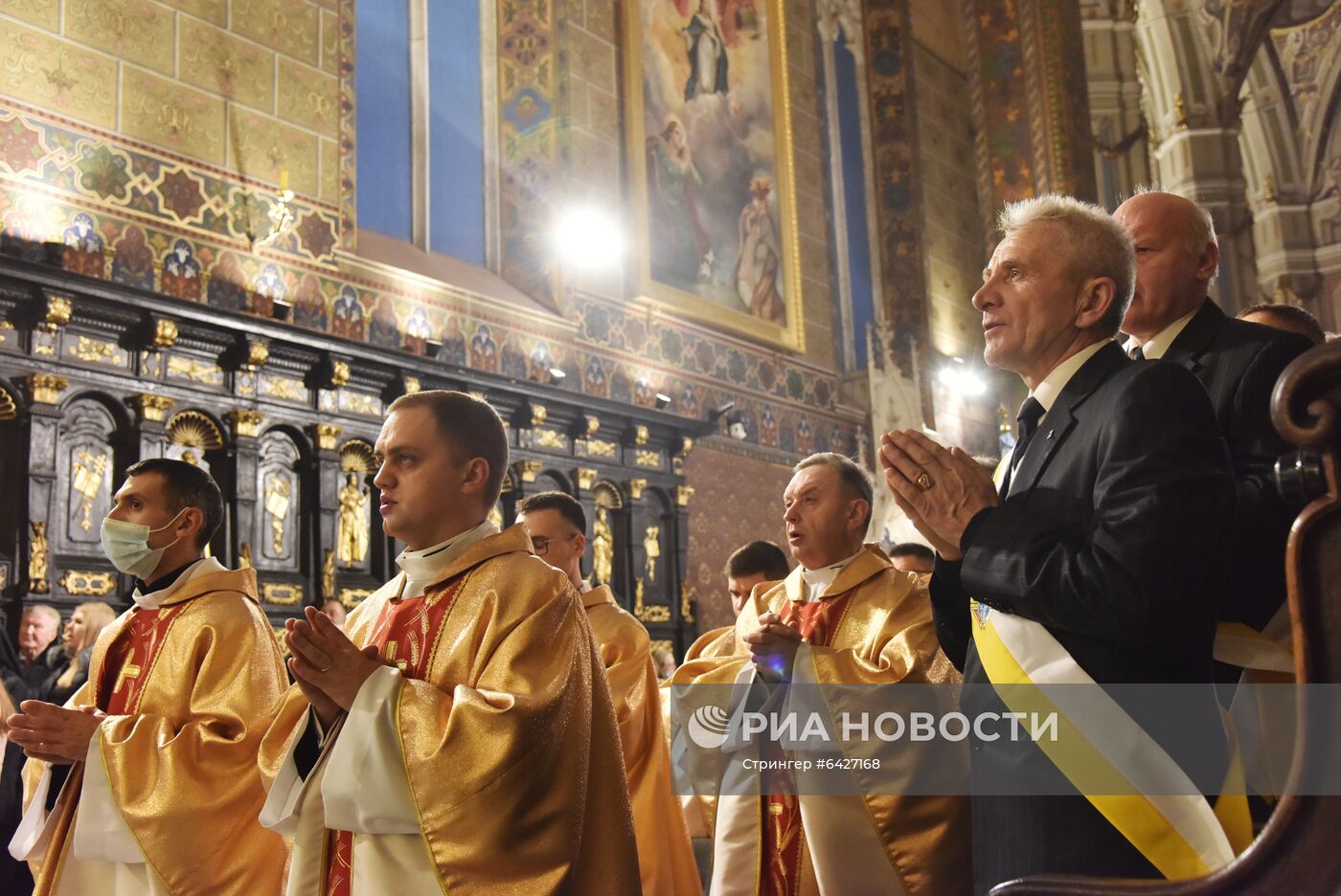 Рождественская католическая месса во Львове