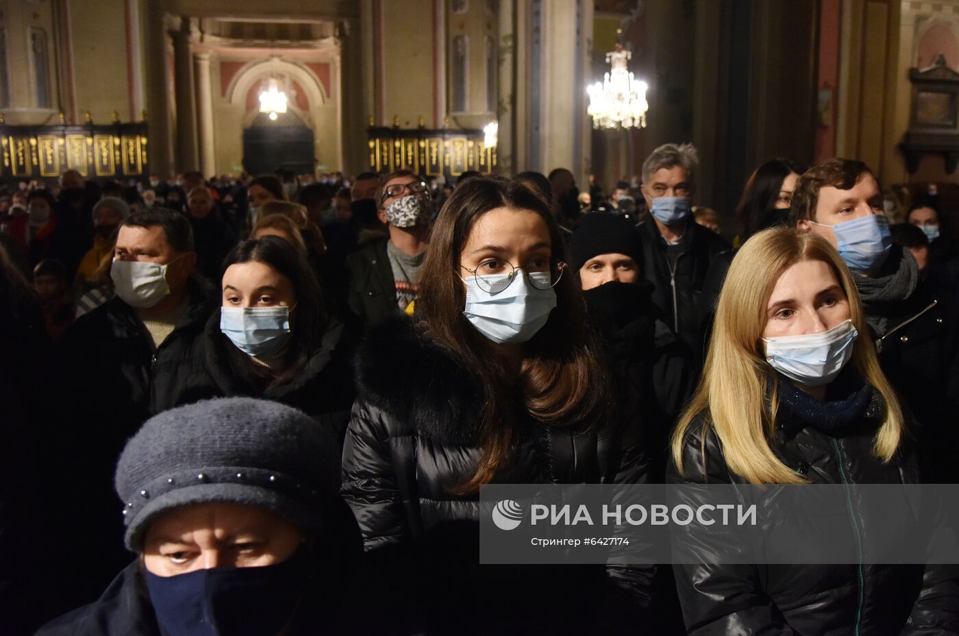 Рождественская католическая месса во Львове