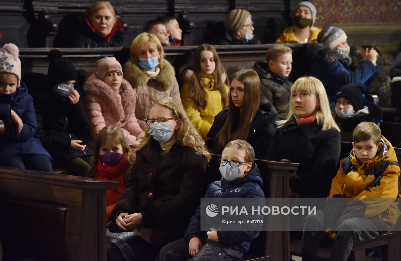 Рождественская католическая месса во Львове