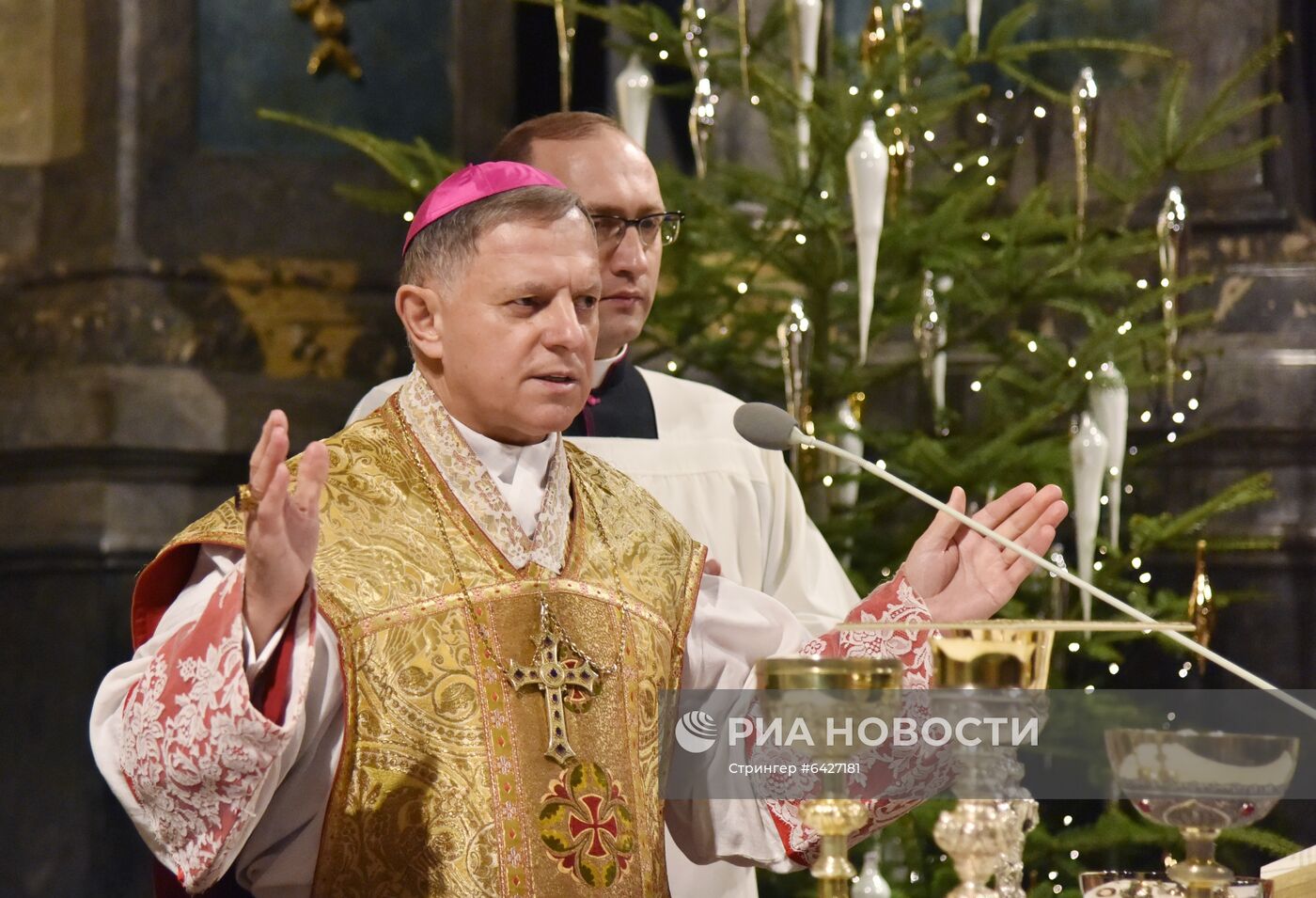 Рождественская католическая месса во Львове