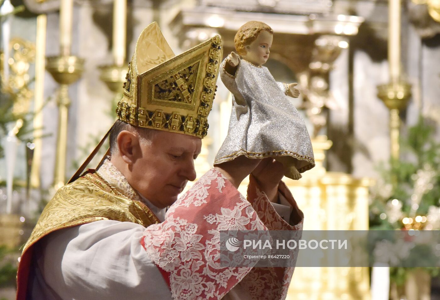 Рождественская католическая месса во Львове