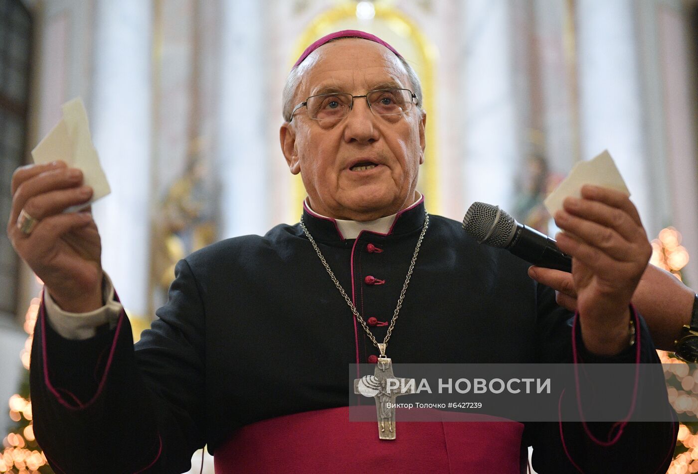 Празднование католического Рождества в Минске