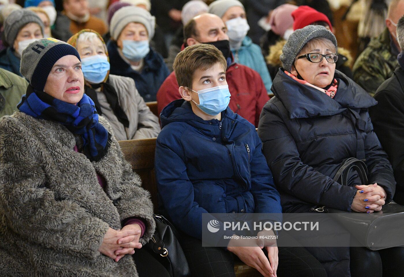 Празднование католического Рождества в Минске