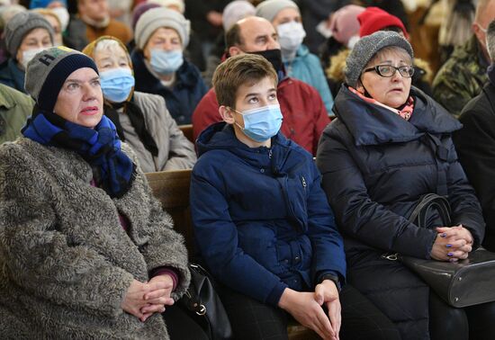 Празднование католического Рождества в Минске