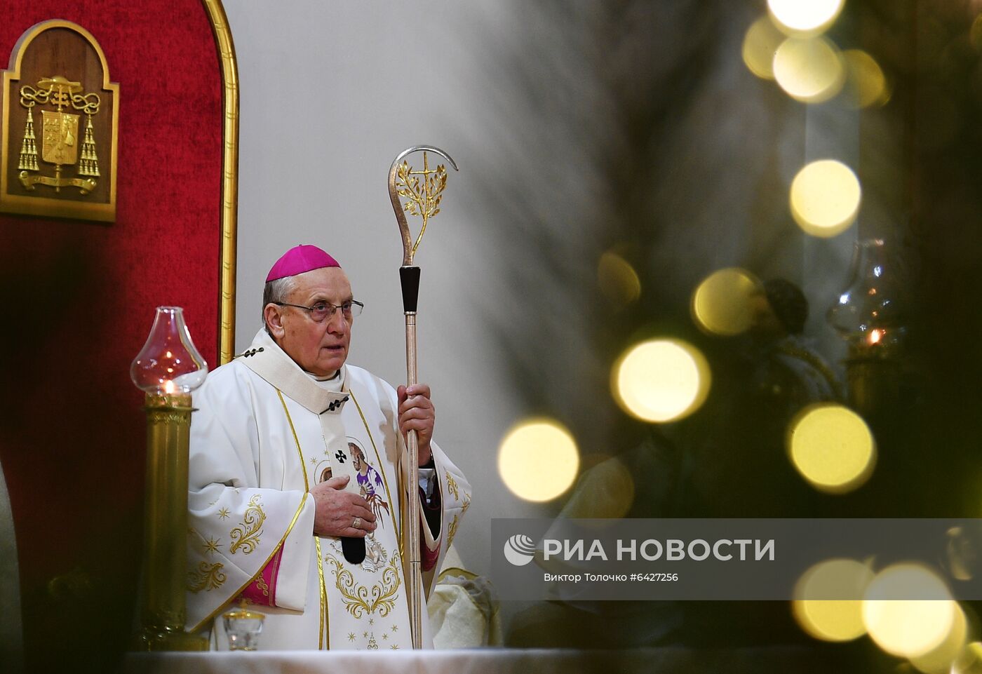 Празднование католического Рождества в Минске