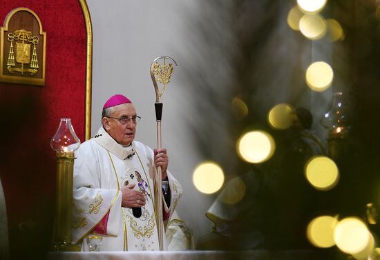 Празднование католического Рождества в Минске