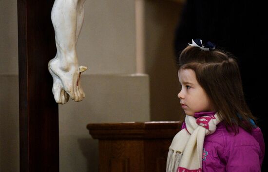 Празднование католического Рождества в Минске