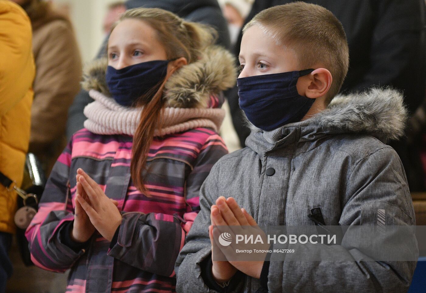 Празднование католического Рождества в Минске