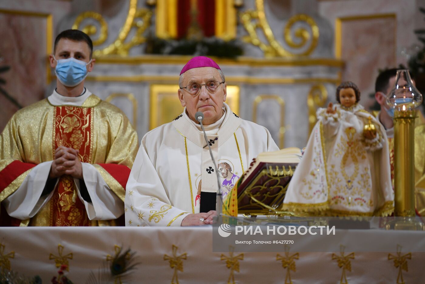 Празднование католического Рождества в Минске