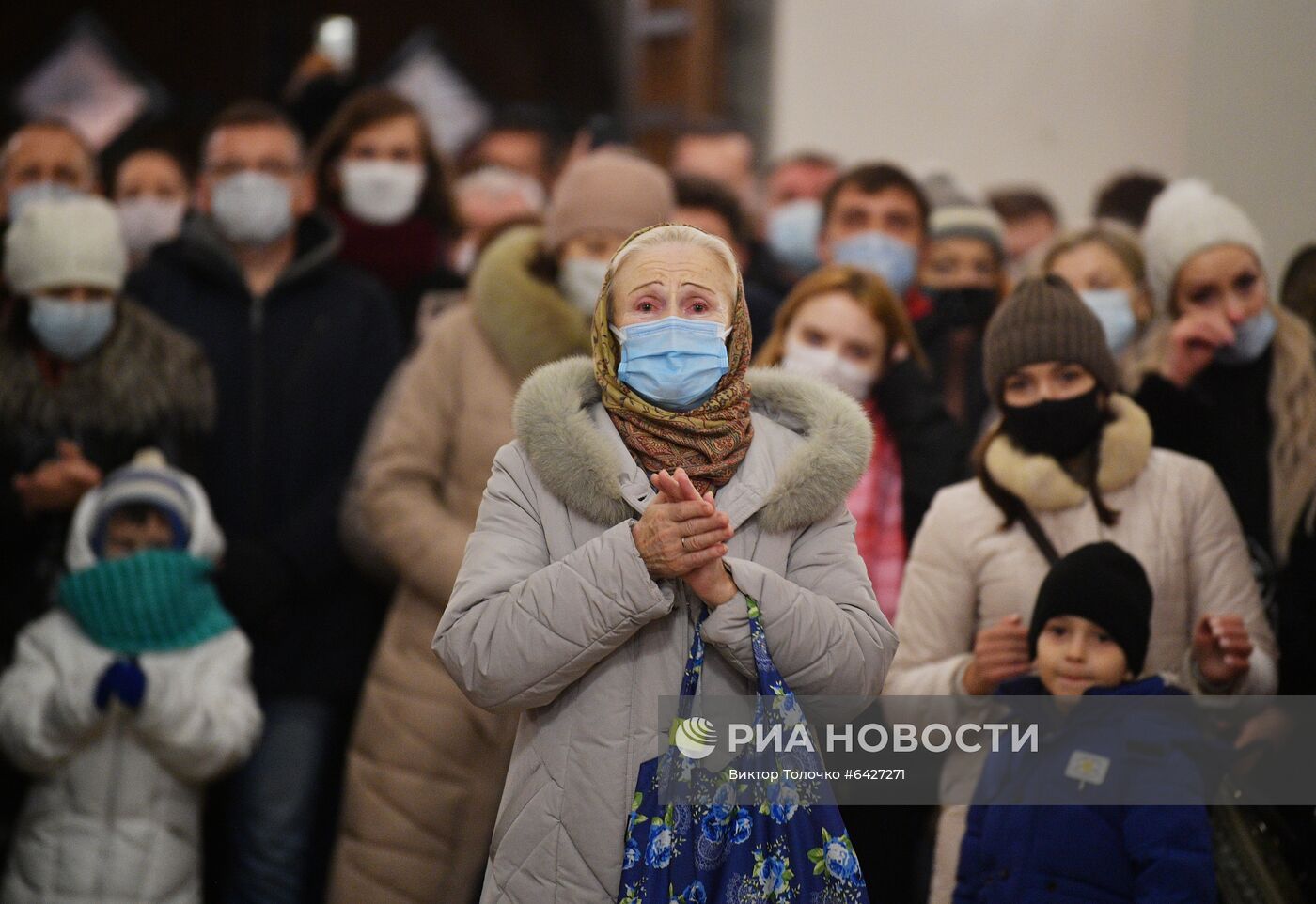 Празднование католического Рождества в Минске