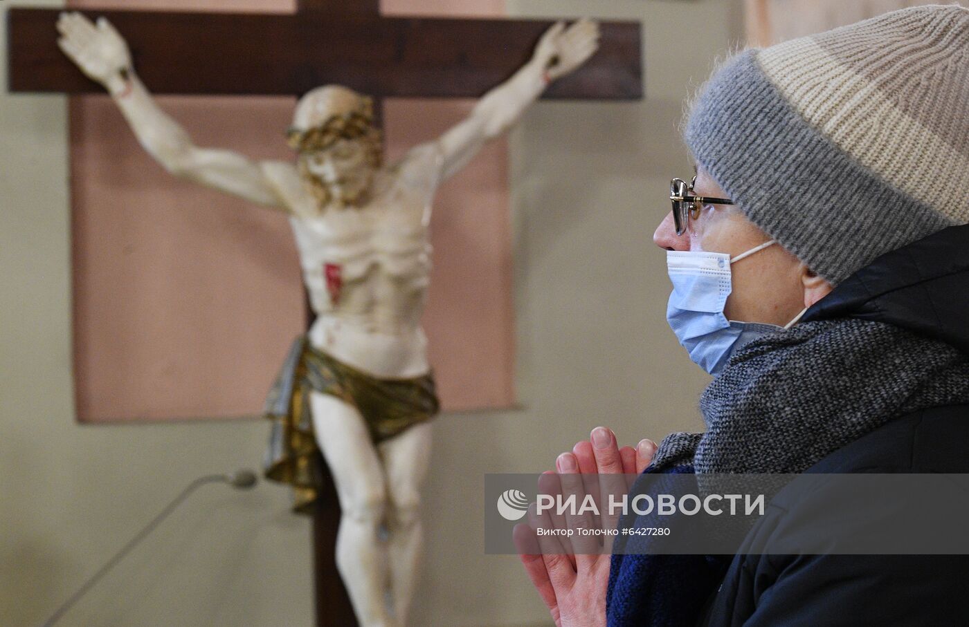 Празднование католического Рождества в Минске