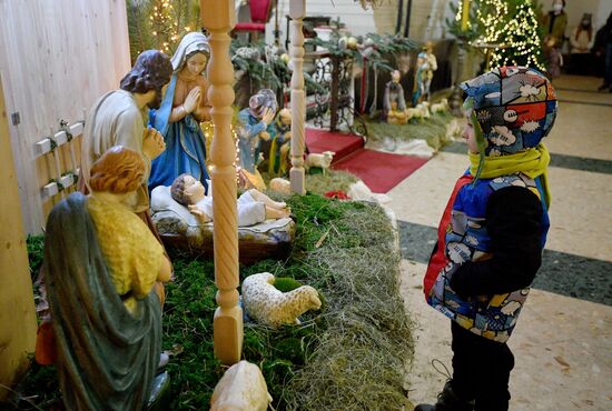 Празднование католического Рождества в Минске