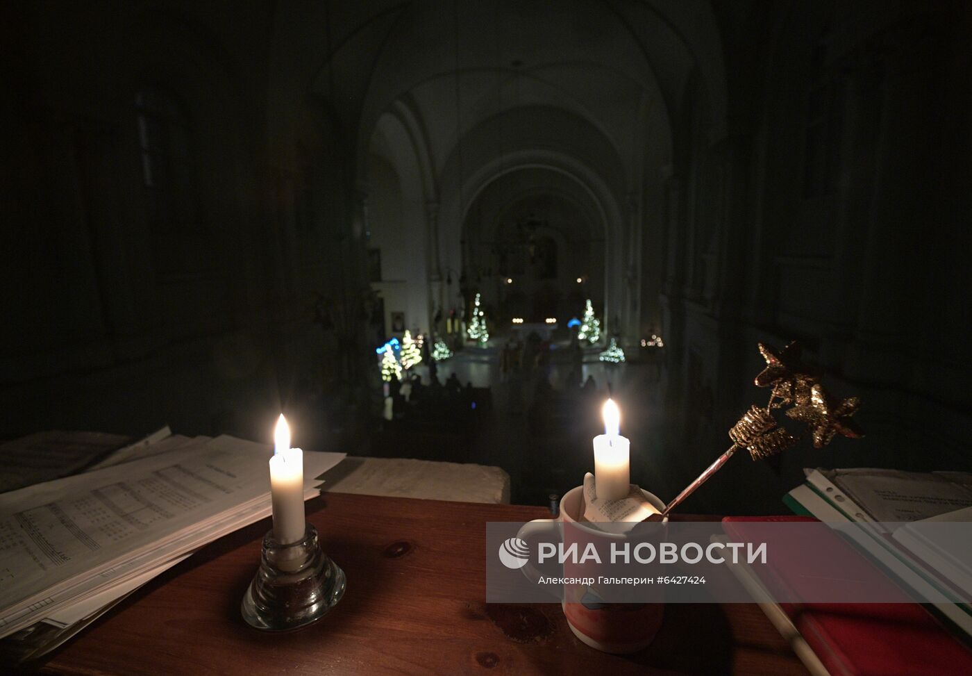 Празднование католического Рождества в России