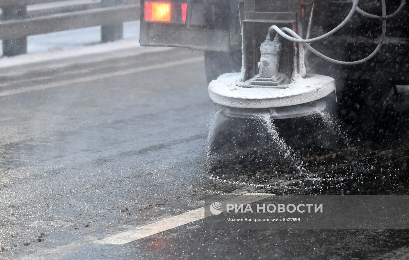 Открытие развязки на Волоколамском шоссе