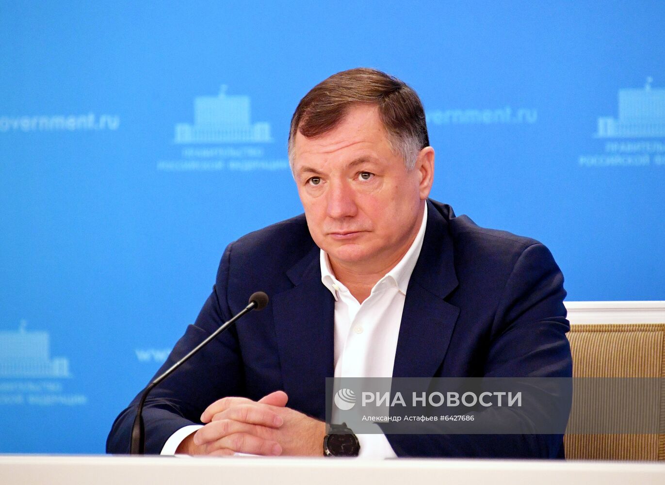 Брифинг вице-премьера РФ Марата Хуснуллина