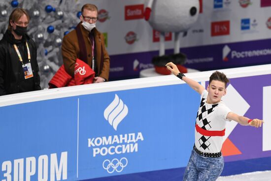 Фигурное катание. Чемпионат России. Мужчины. Произвольная программа