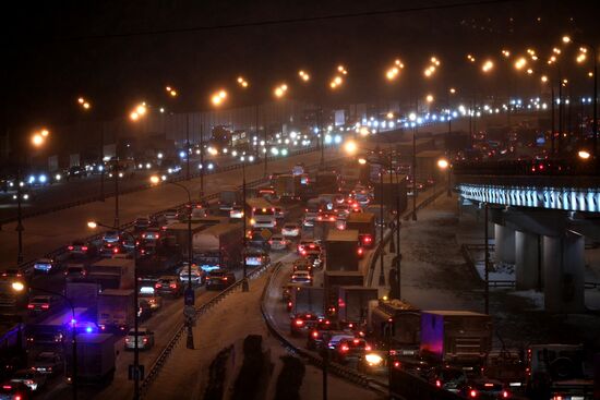 Пробки в Москве