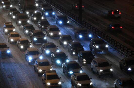 Пробки в Москве