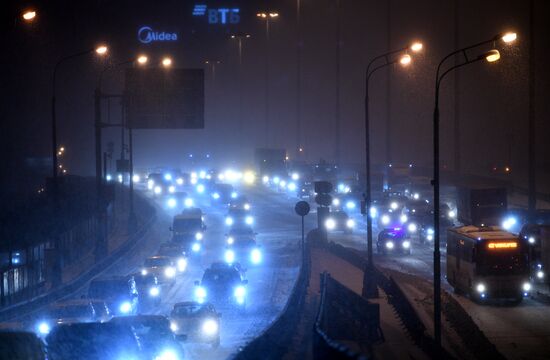 Пробки в Москве