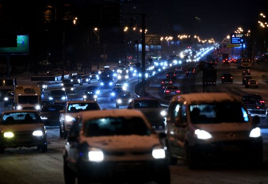 Пробки в Москве